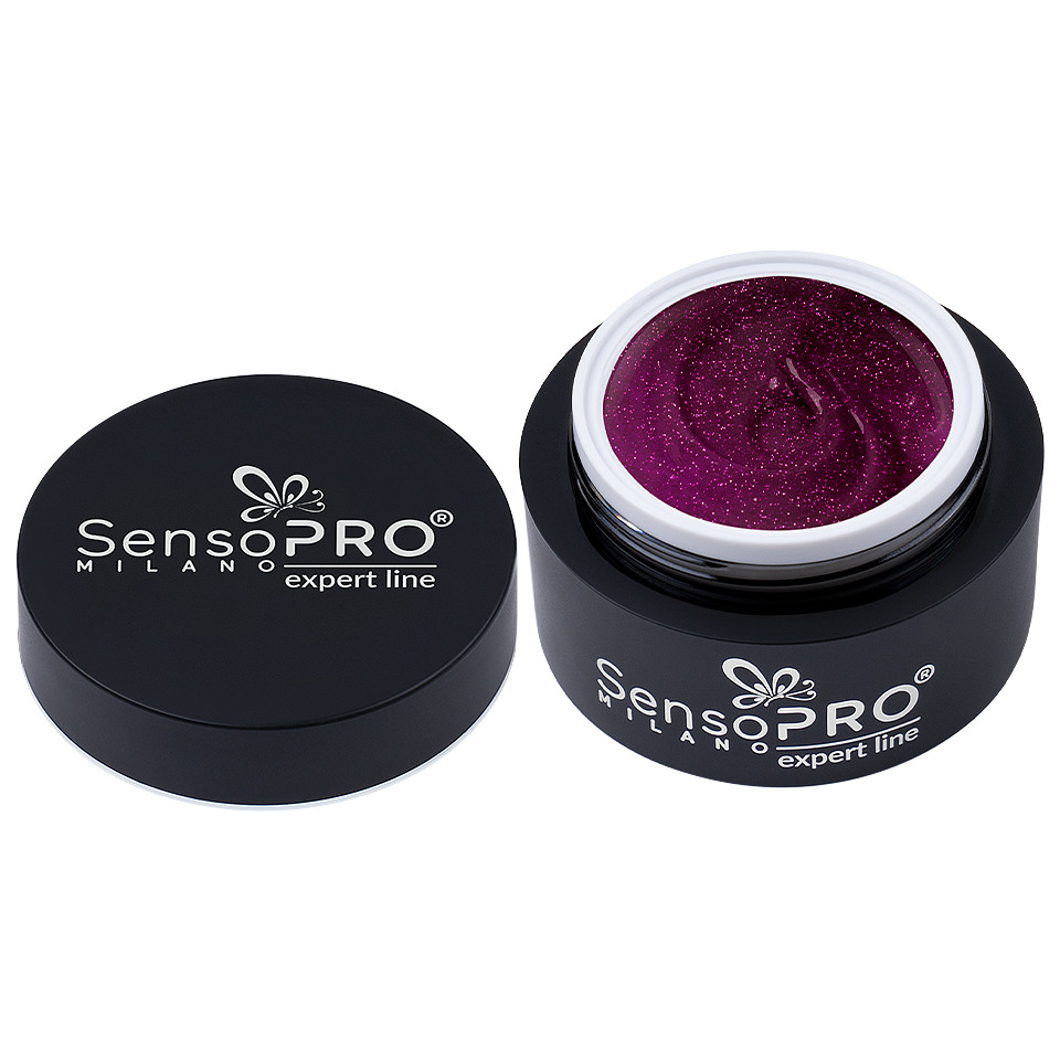 Gel Colorat UV SensoPRO Milano Expert Line - Maroon Mystique 5ml - 3 | YEO