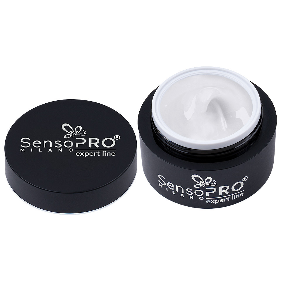 Gel Constructie Unghii Expert Line SensoPRO Milano - White 15ml - 1 | YEO