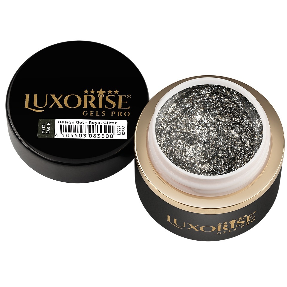 Gel Design 3D LUXORISE - Royal Glitz, Metal Earth 5ml - 1 | YEO