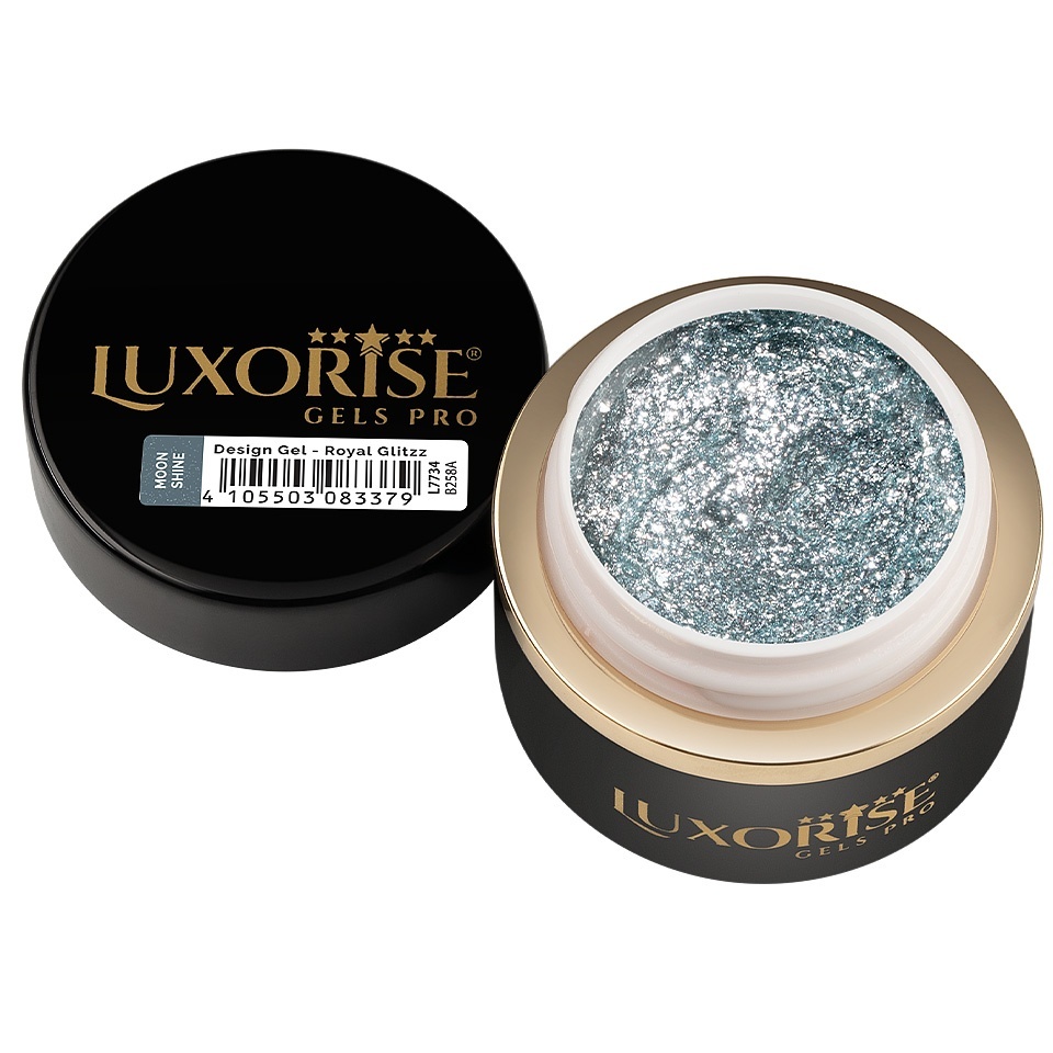 Gel Design 3D LUXORISE - Royal Glitz, Moon Shine 5ml - 2 | YEO