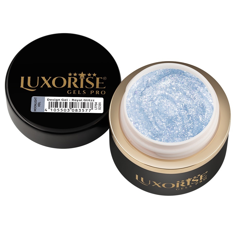 Gel Design 3D LUXORISE - Royal Glitz, Moonlight Veil 5ml - 2 | YEO