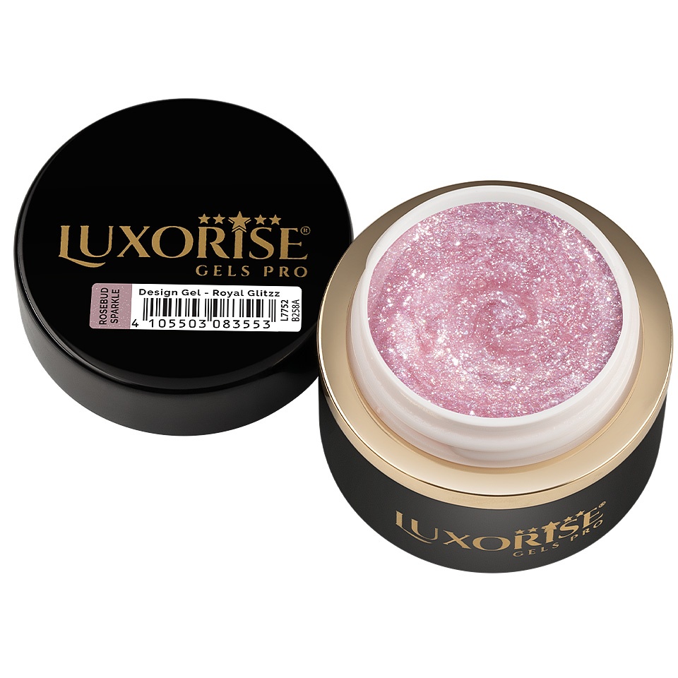 Gel Design 3D LUXORISE - Royal Glitz, Rosebud Sparkle 5ml - 1 | YEO