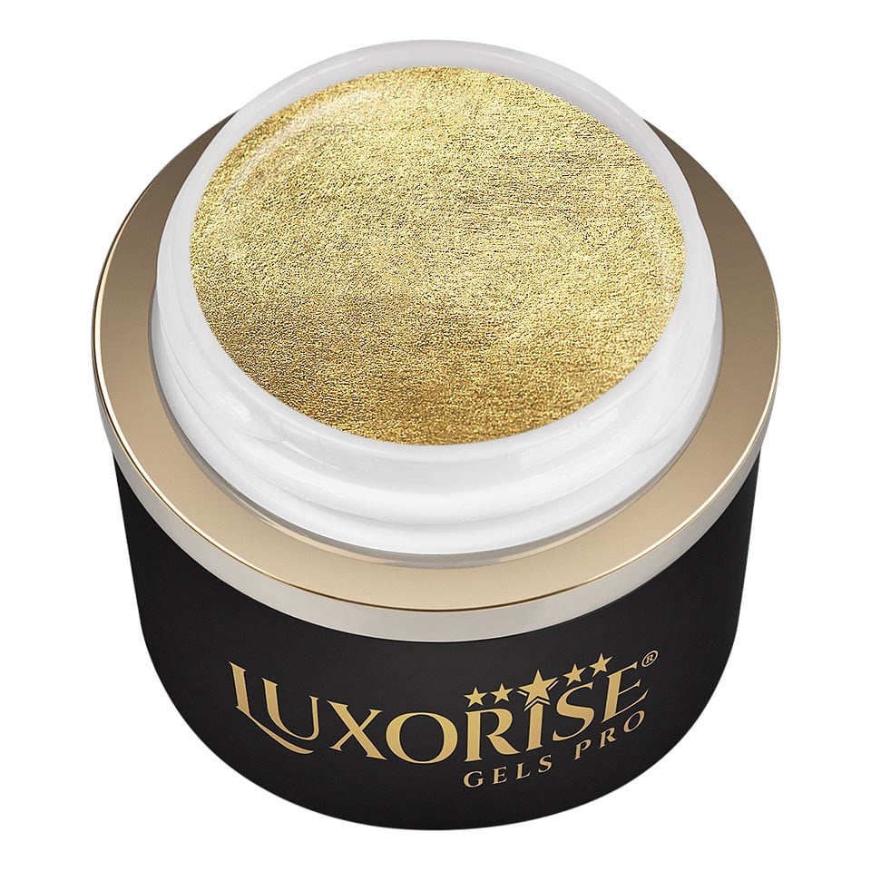 Gel Pictura Unghii LUXORISE Perfect Line - Metallic Gold, 5ml - 1 | YEO