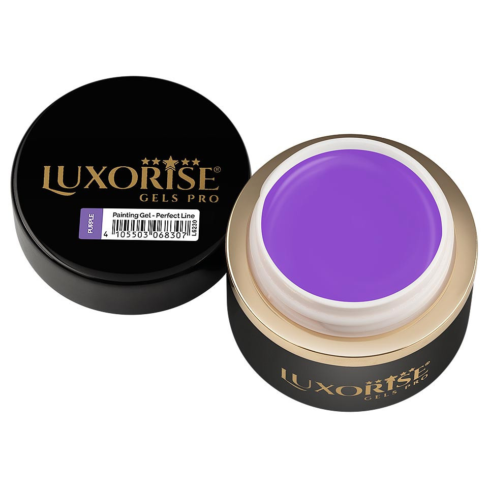 Gel Pictura Unghii LUXORISE Perfect Line - Purple, 5ml - 2 | YEO