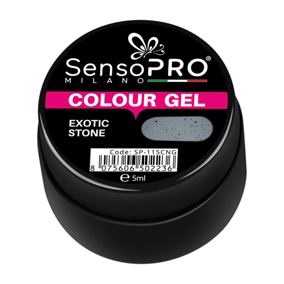 Gel UV Colorat Exotic Stone 5ml, SensoPRO Milano - 1 | YEO