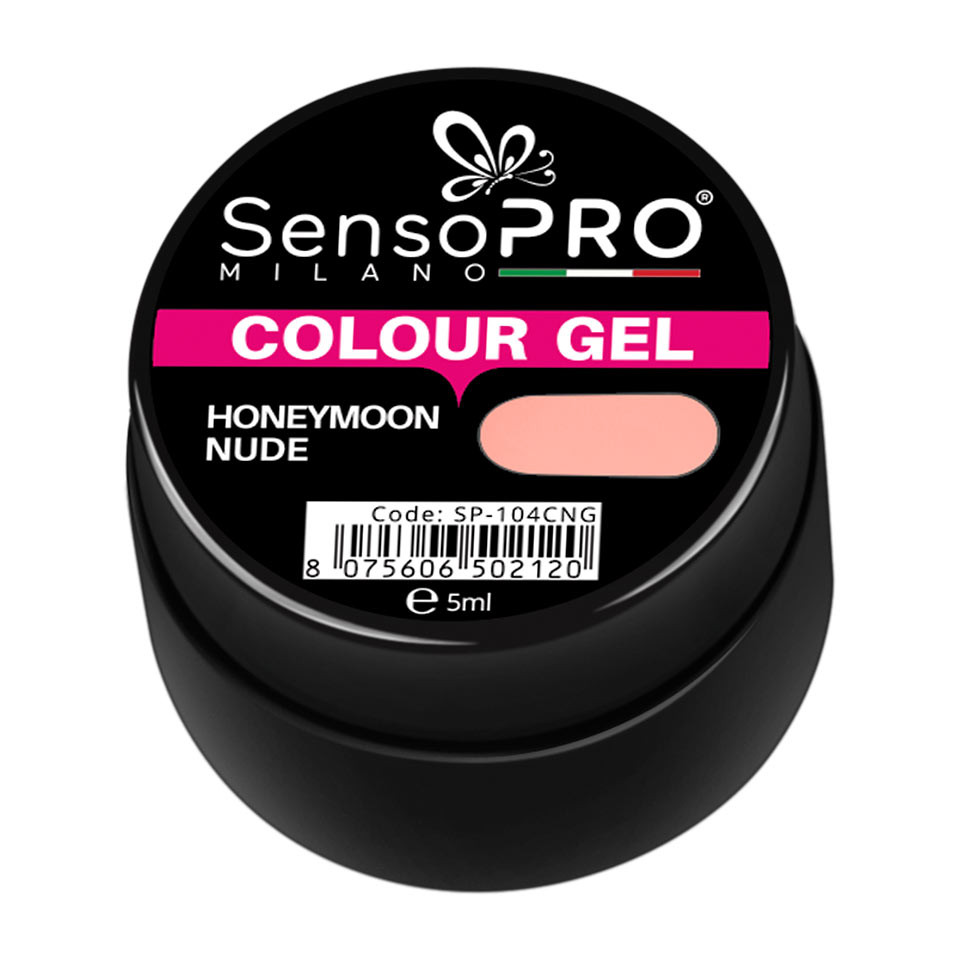 Gel UV Colorat Honeymoon Nude, SensoPRO Milano - 1 | YEO