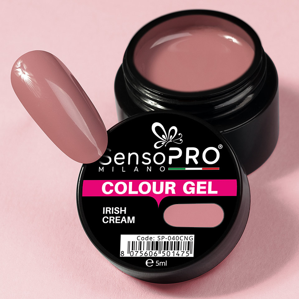 Gel UV Colorat Irish Cream 5ml, SensoPRO Milano - 2 | YEO