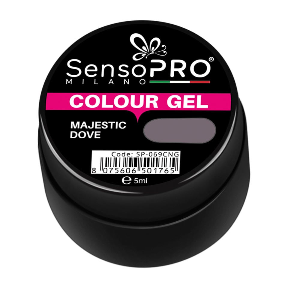 Gel UV Colorat Majestic Dove 5ml, SensoPRO Milano - 1 | YEO