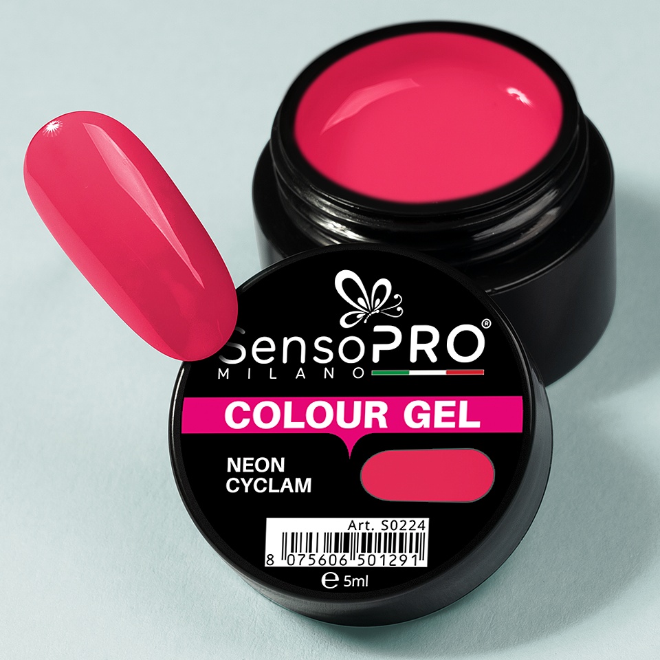 Gel UV Colorat Neon Cyclam 5ml, SensoPRO Milano - 3 | YEO