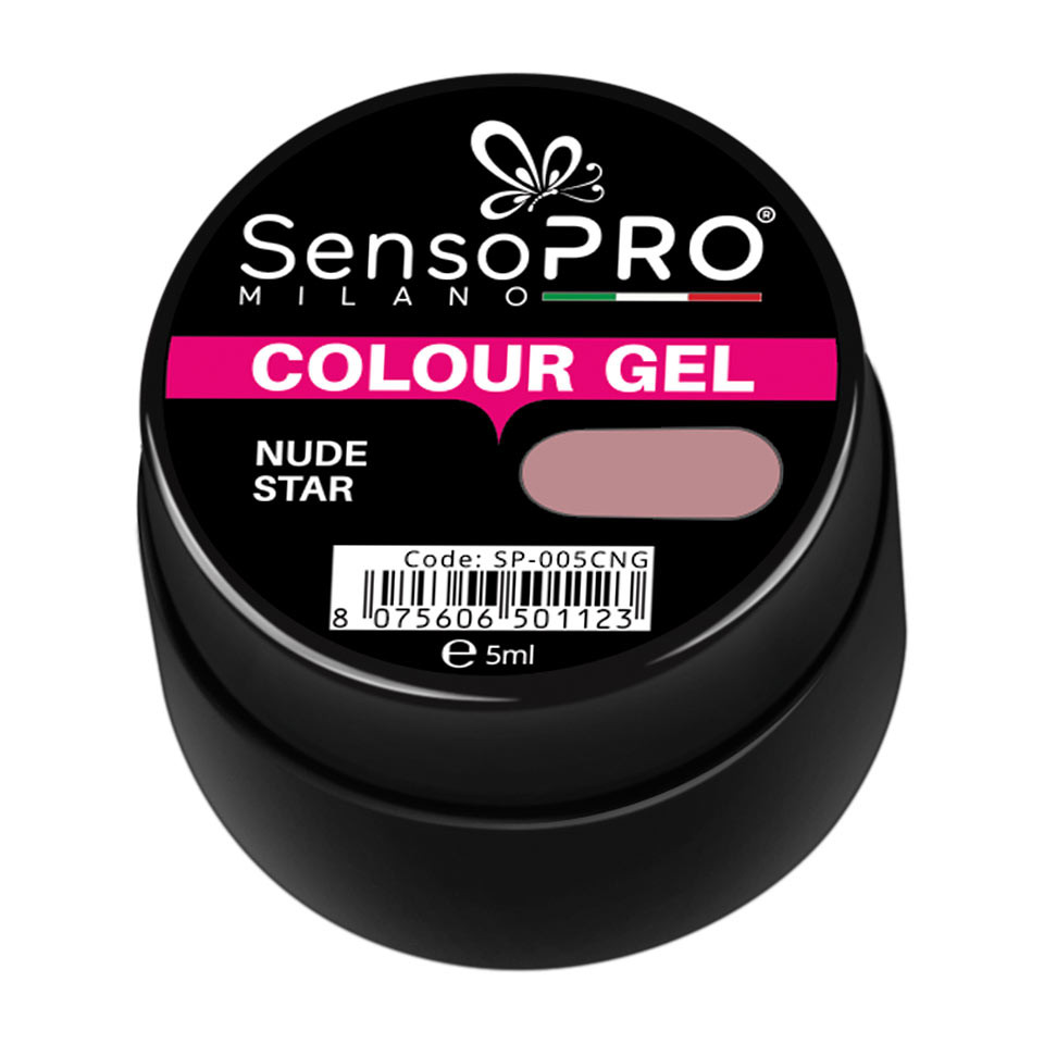 Gel UV Colorat Nude Star 5ml, SensoPRO Milano - 1 | YEO