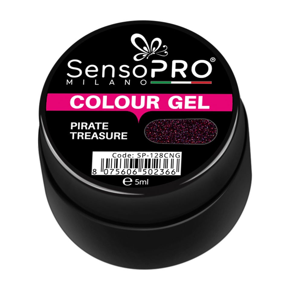 Gel UV Colorat Pirate Treasure 5ml, SensoPRO Milano - 1 | YEO