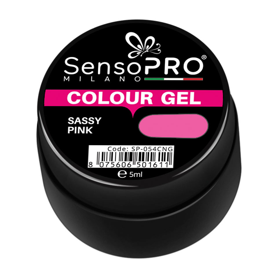 Gel UV Colorat Sassy Pink 5ml, SensoPRO Milano - 1 | YEO