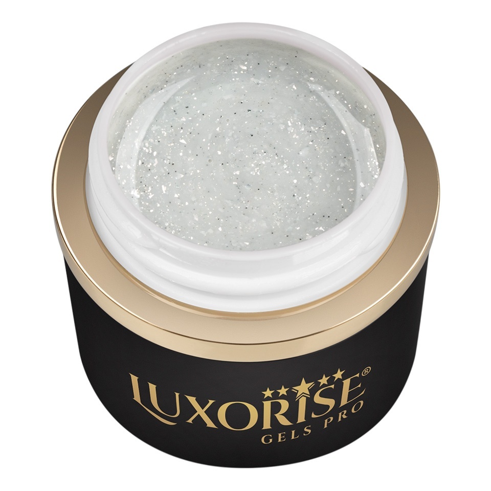 Gel UV Constructie Unghii RevoFlex LUXORISE 15ml, Icy Silver - 2 | YEO