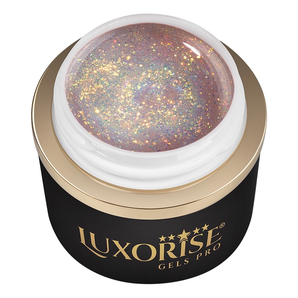 Gel UV Constructie Unghii RevoFlex LUXORISE 30ml, Glassy Galaxy - 1 | YEO