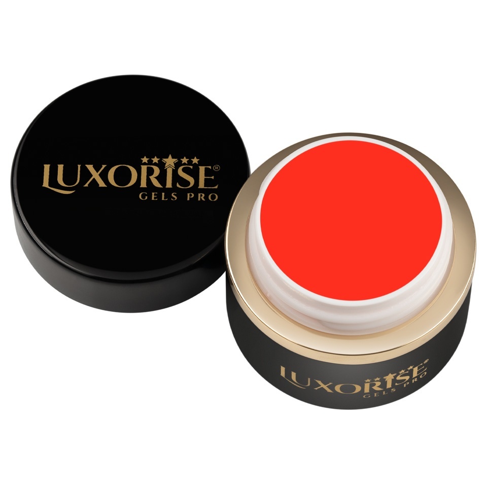 Gel UV Constructie Unghii RevoFlex Neon LUXORISE 15ml, Neon Peach - 1 | YEO
