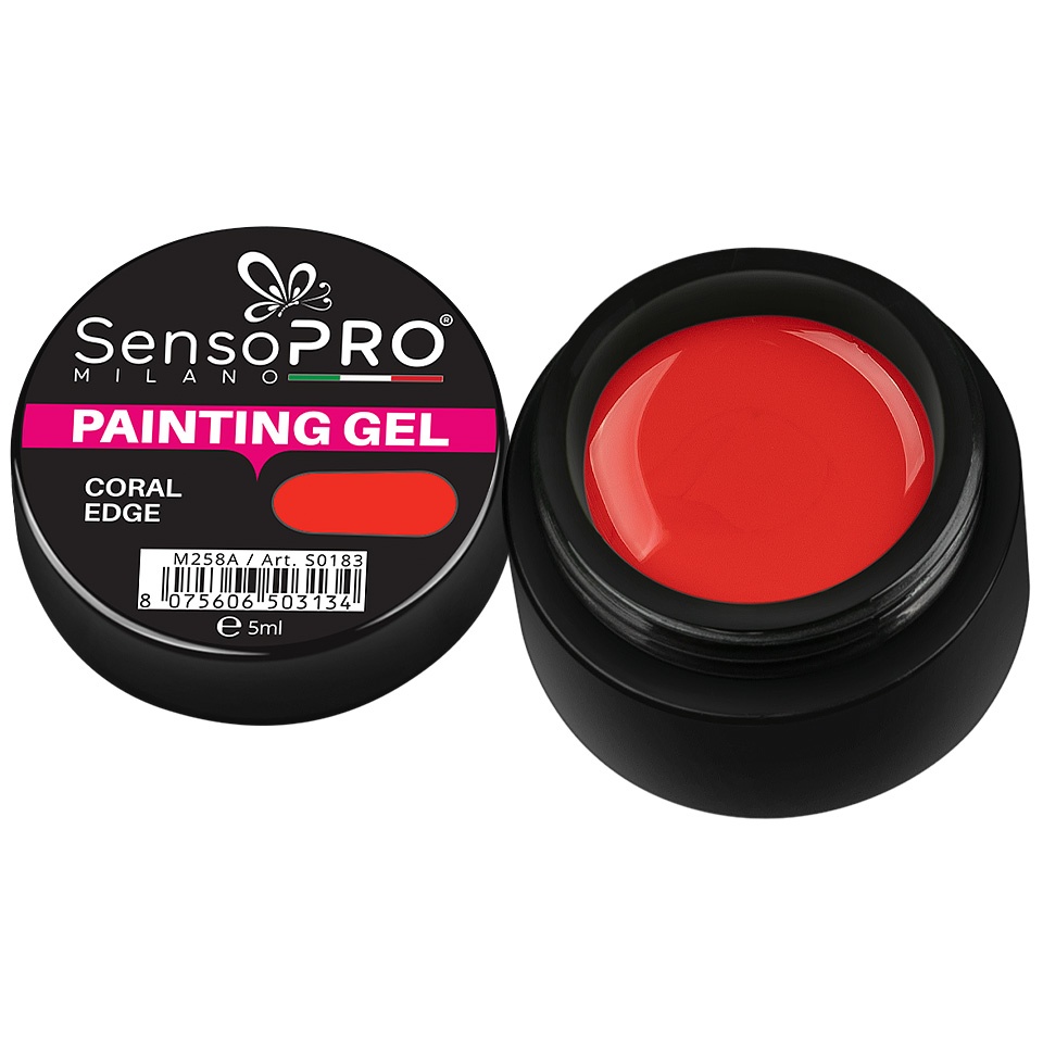 Gel UV Pictura Unghii Coral Edge 5ml, SensoPRO Milano - 1 | YEO