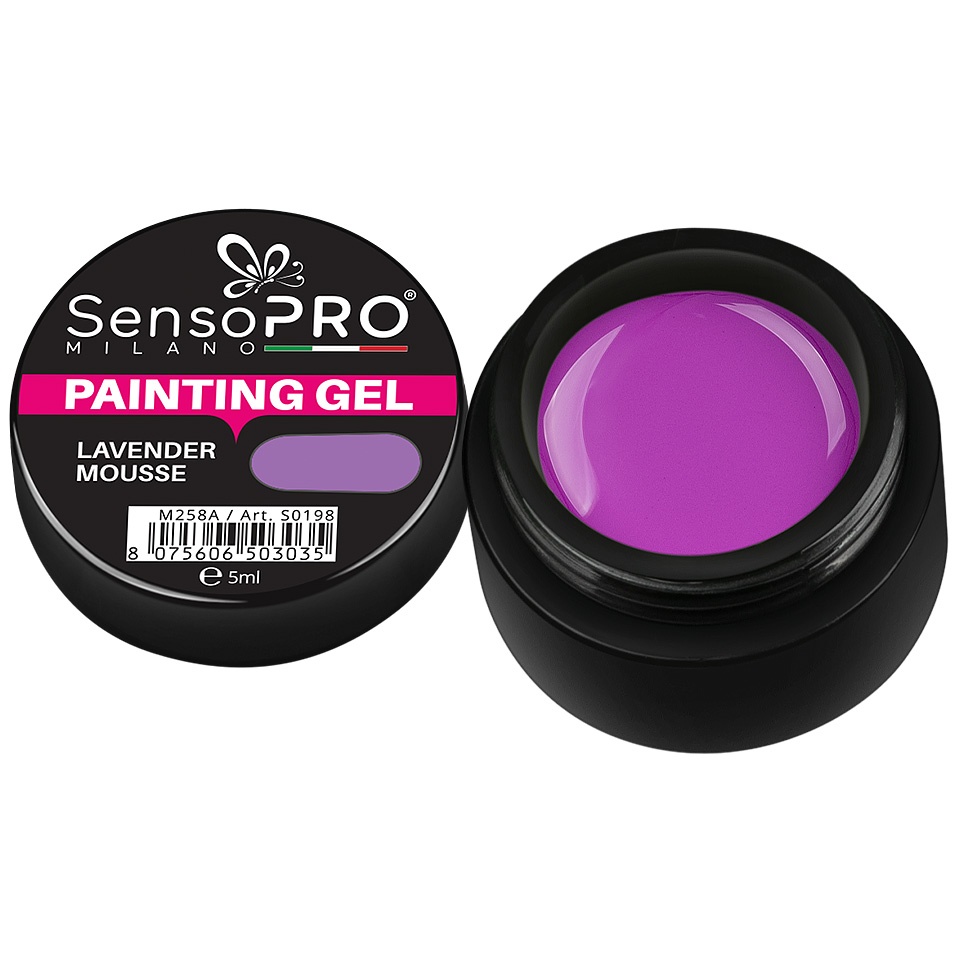 Gel UV Pictura Unghii Lavender Mousse 5ml, SensoPRO Milano - 1 | YEO
