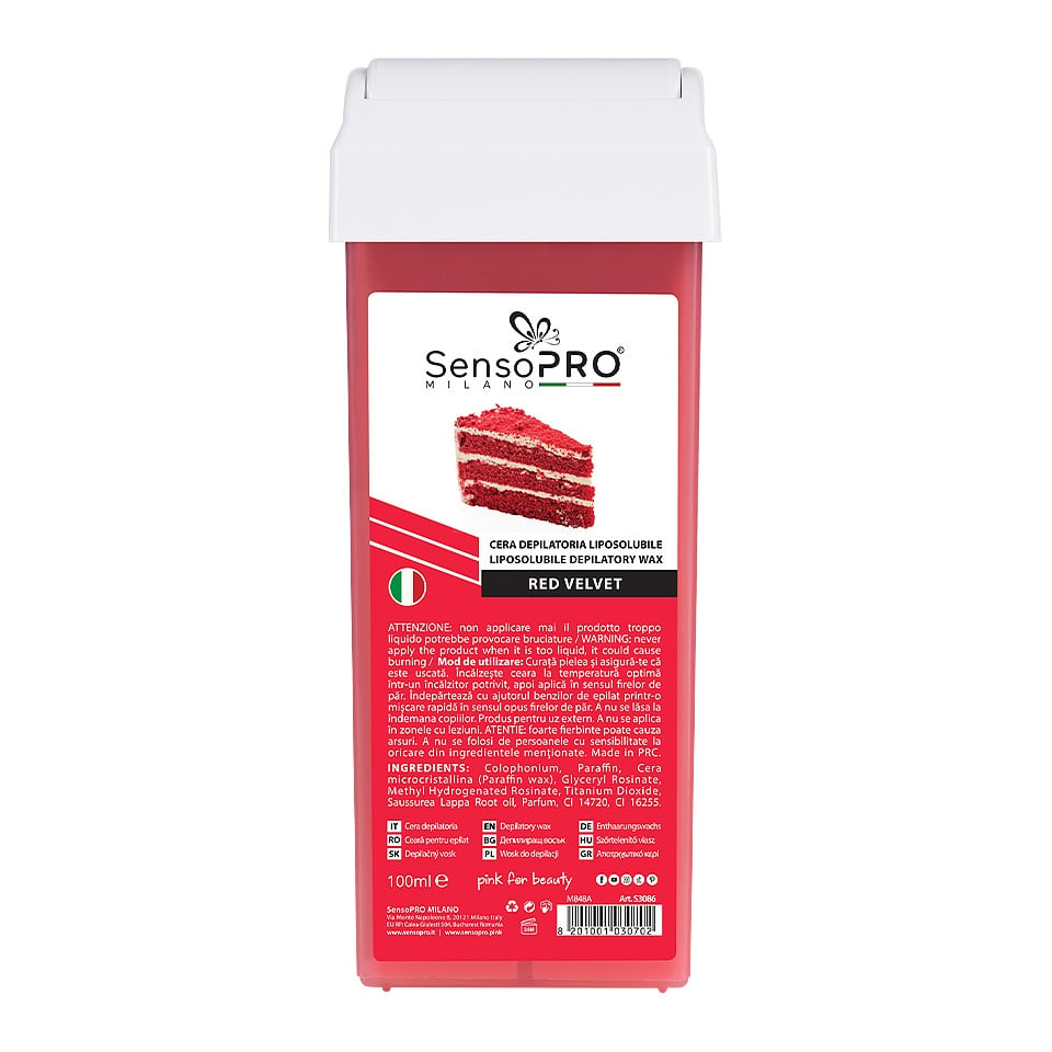 Kit Epilare Ceara Consumabile SensoPRO Milano, Red Velvet - 3 | YEO