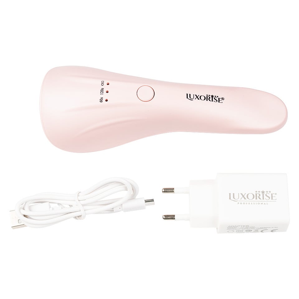 Lampa Profesionala UV LED Nail Art PRO cu Acumulator LUXORISE, Pink - 3 | YEO