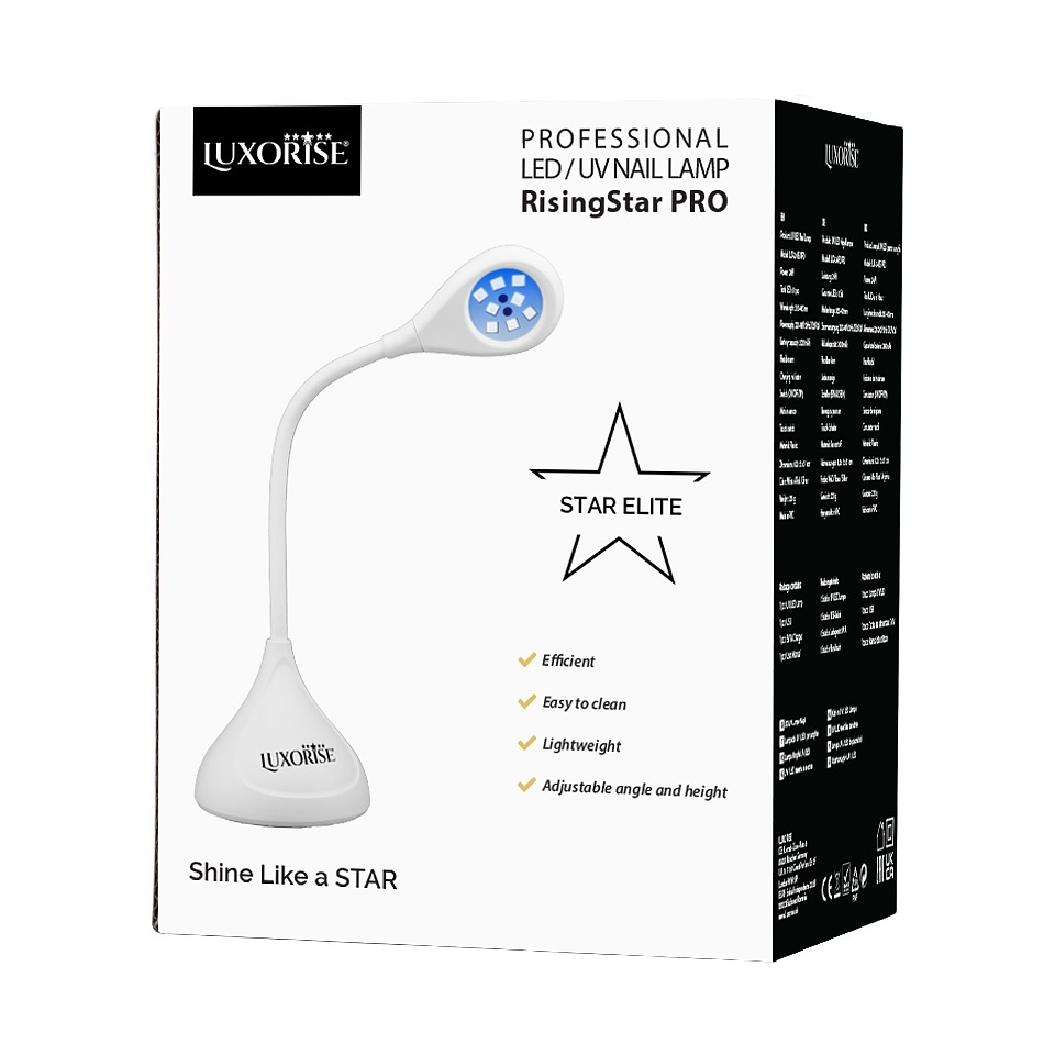 Lampa Unghii UV / LED RisingStar PRO - LUXORISE, Silver - 3 | YEO