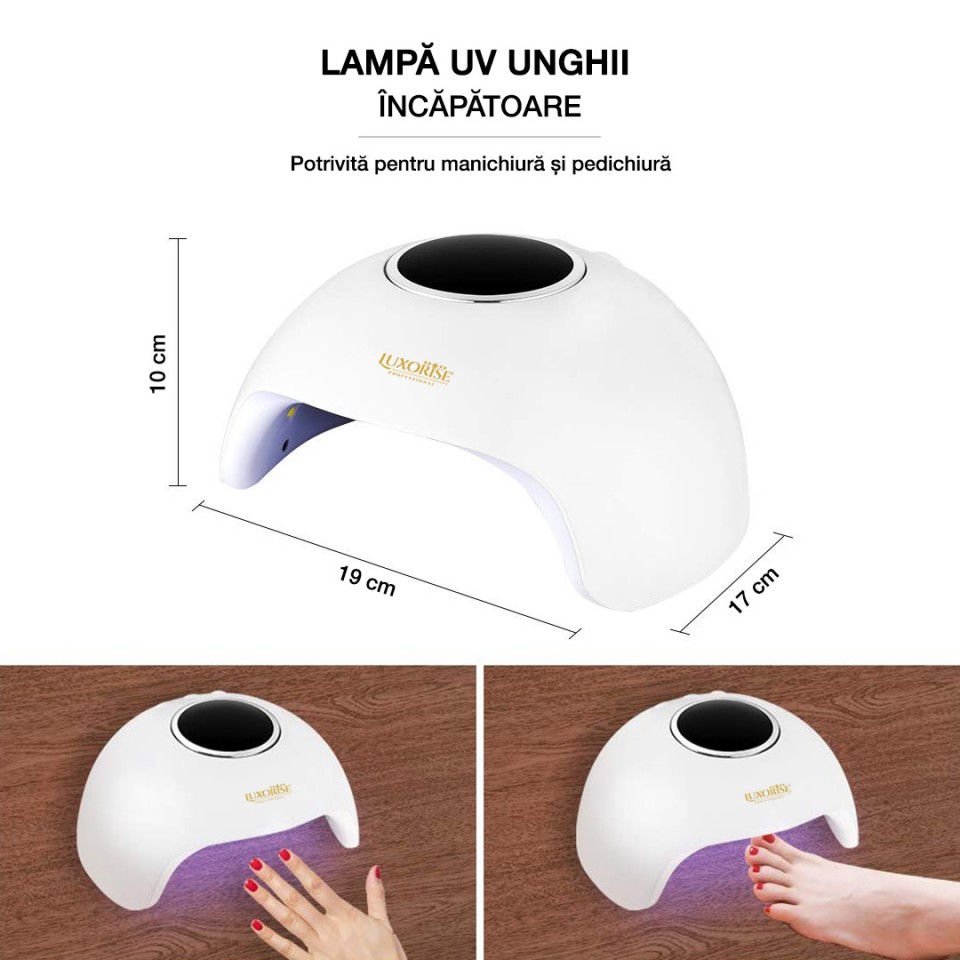 Lampa UV LED 24W ExpressDry PRO - LUXORISE, Alb - 2 | YEO
