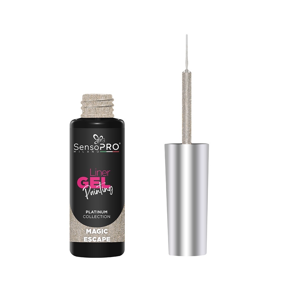 Liner Gel UV Pictura Unghii SensoPRO Milano Platinum - Magic Escape 8ml - 1 | YEO