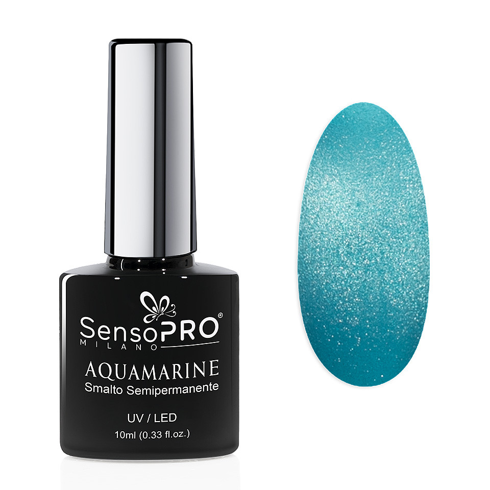 Oja Semipermanenta Aquamarine SensoPRO Milano 10ml, Ocean Heart