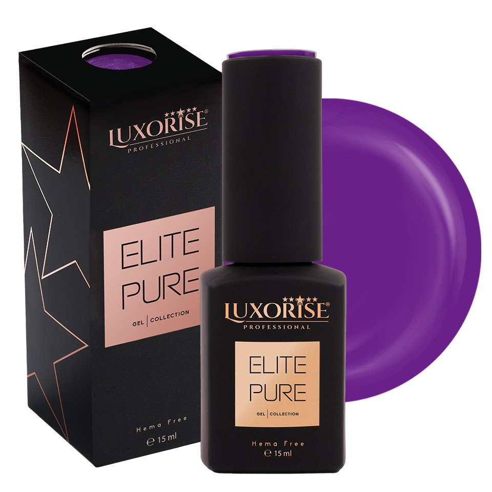 Oja Semipermanenta Hema Free LUXORISE ELITE PURE- Majestic Amethyst, 15ml