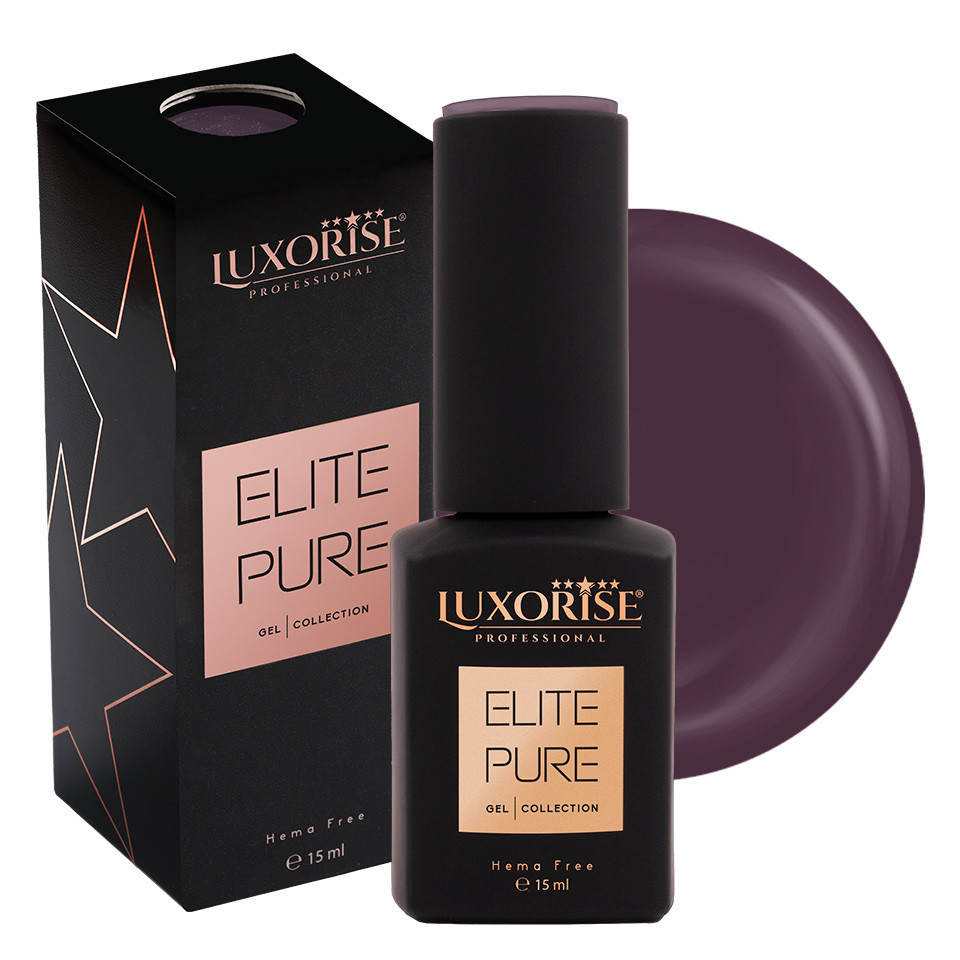 Oja Semipermanenta Hema Free LUXORISE ELITE PURE- Muted Mulberry, 15ml