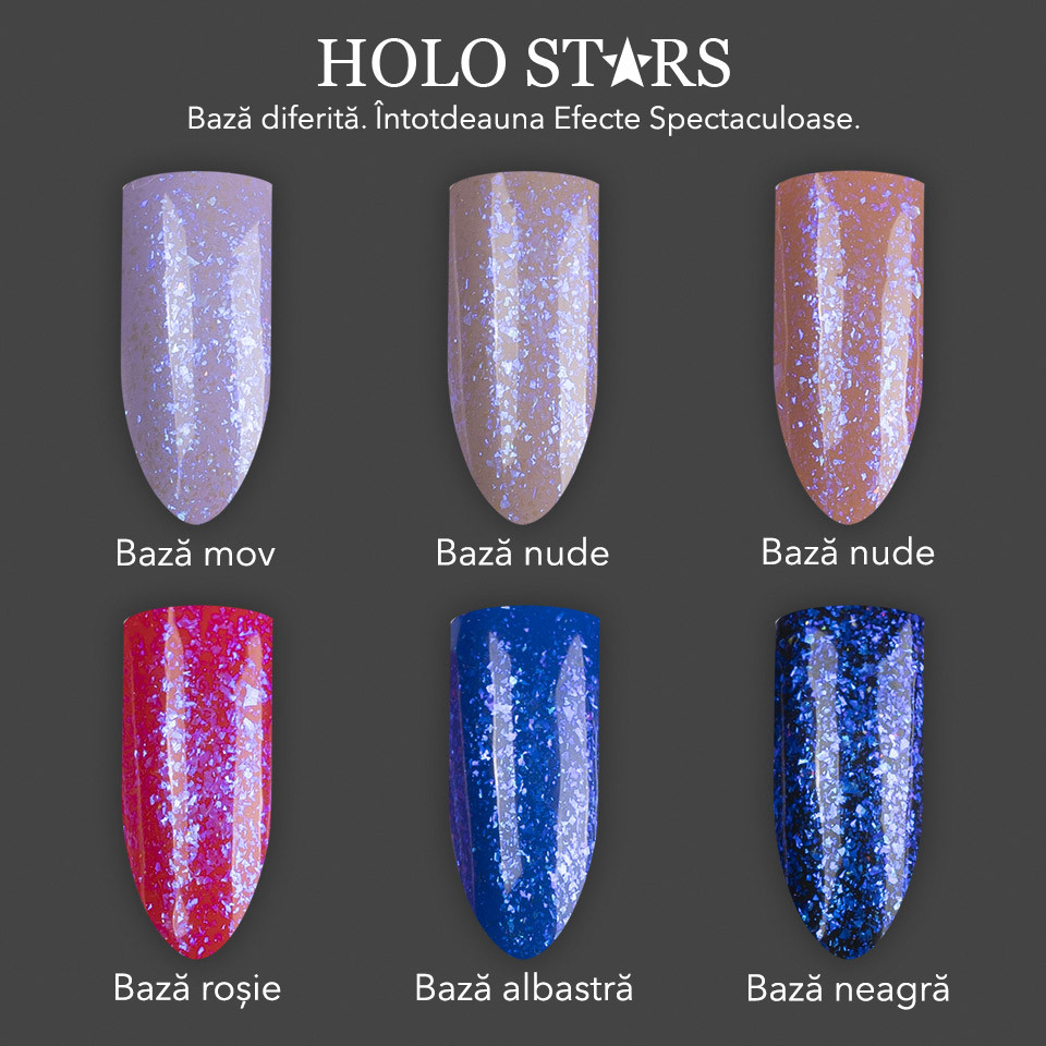 Oja Semipermanenta Holo Stars SensoPRO Milano 10ml, Heart Sphere #06 - 1 | YEO