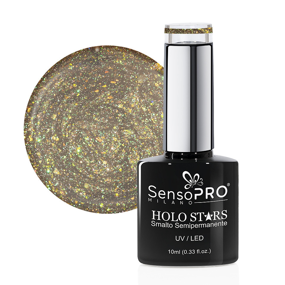 Oja Semipermanenta Holo Stars SensoPRO Milano 10ml, Rainbow Sky #15