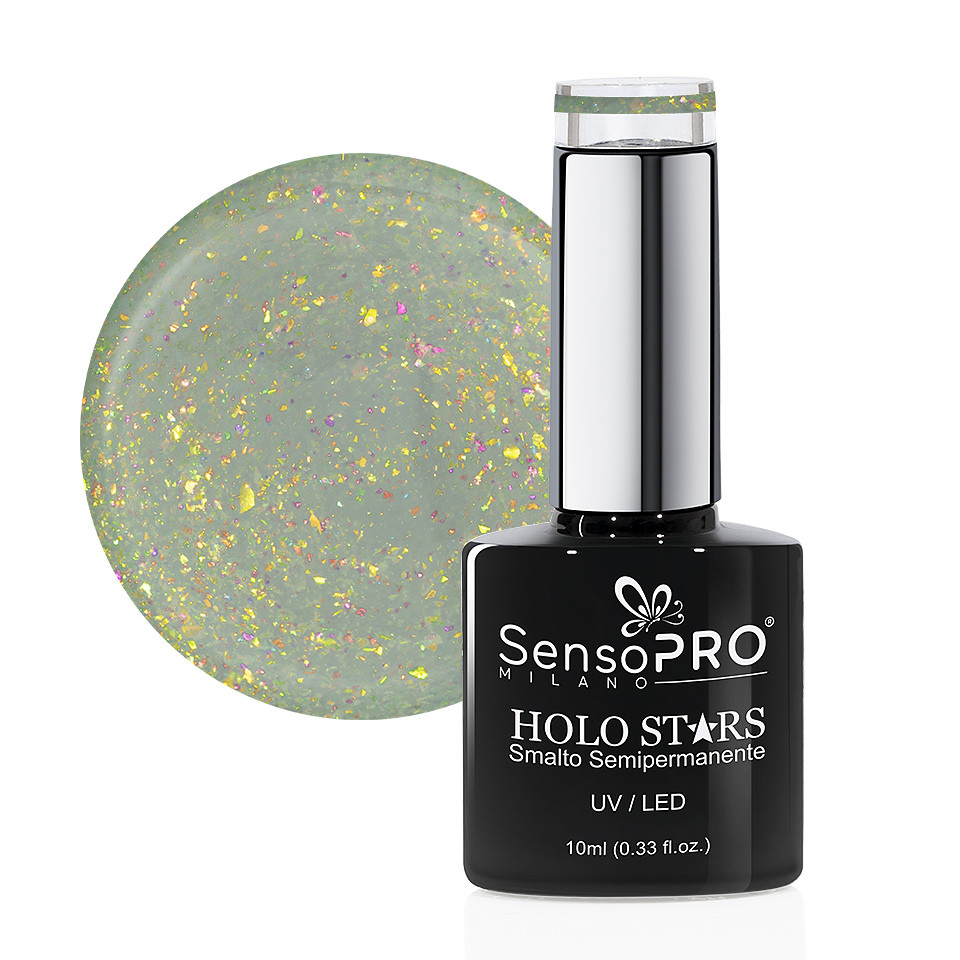 Oja Semipermanenta Holo Stars SensoPRO Milano 10ml, Spicy Sun #25