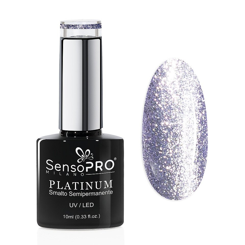 Oja Semipermanenta Platinum SensoPRO Milano 10ml, Purple Pearls #07 - 1 | YEO