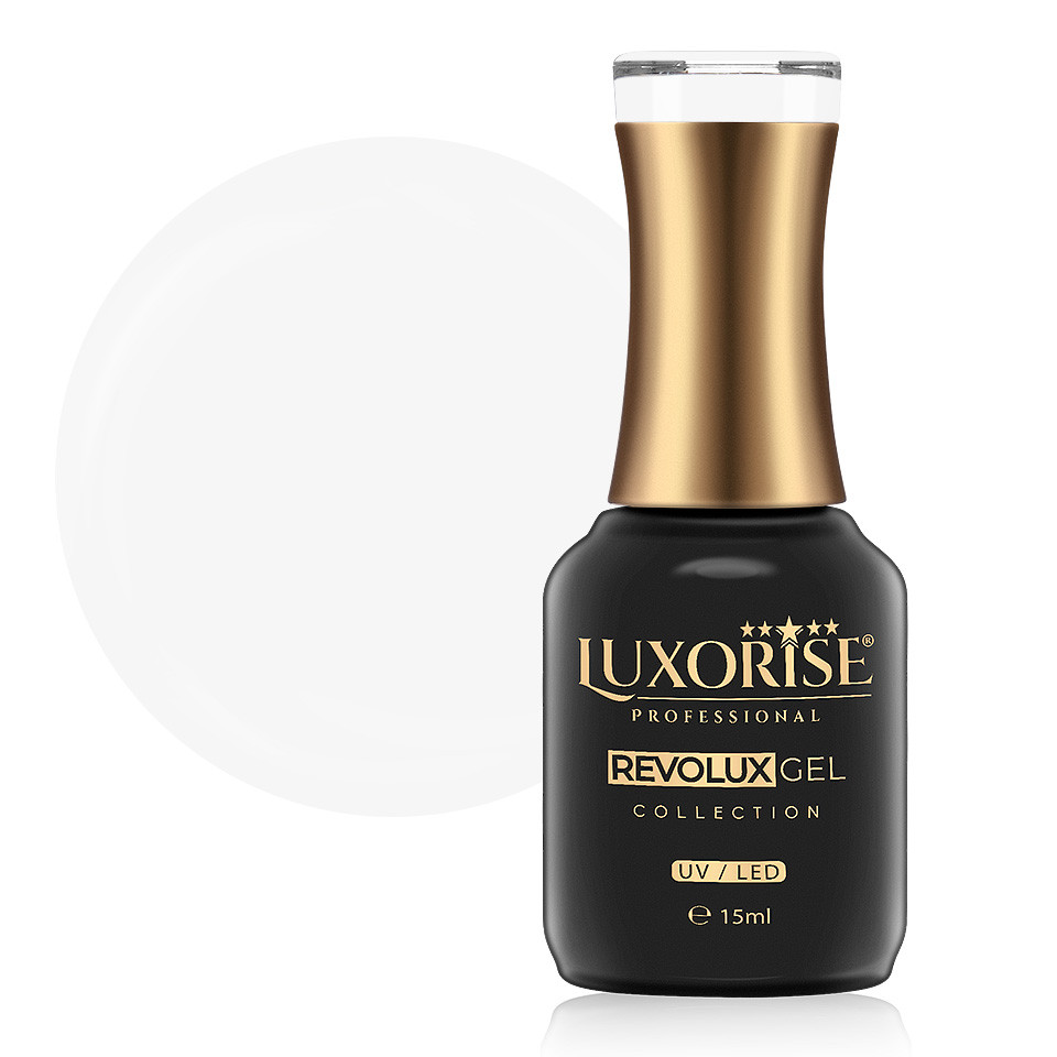 Oja Semipermanenta Revolux LUXORISE, Iconic White 15ml