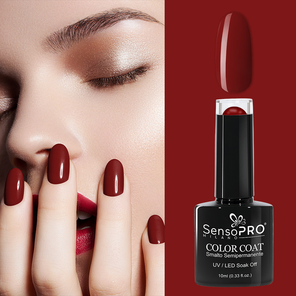 Oja Semipermanenta SensoPRO Milano 10ml - 114 Scarlet Dream - 2 | YEO