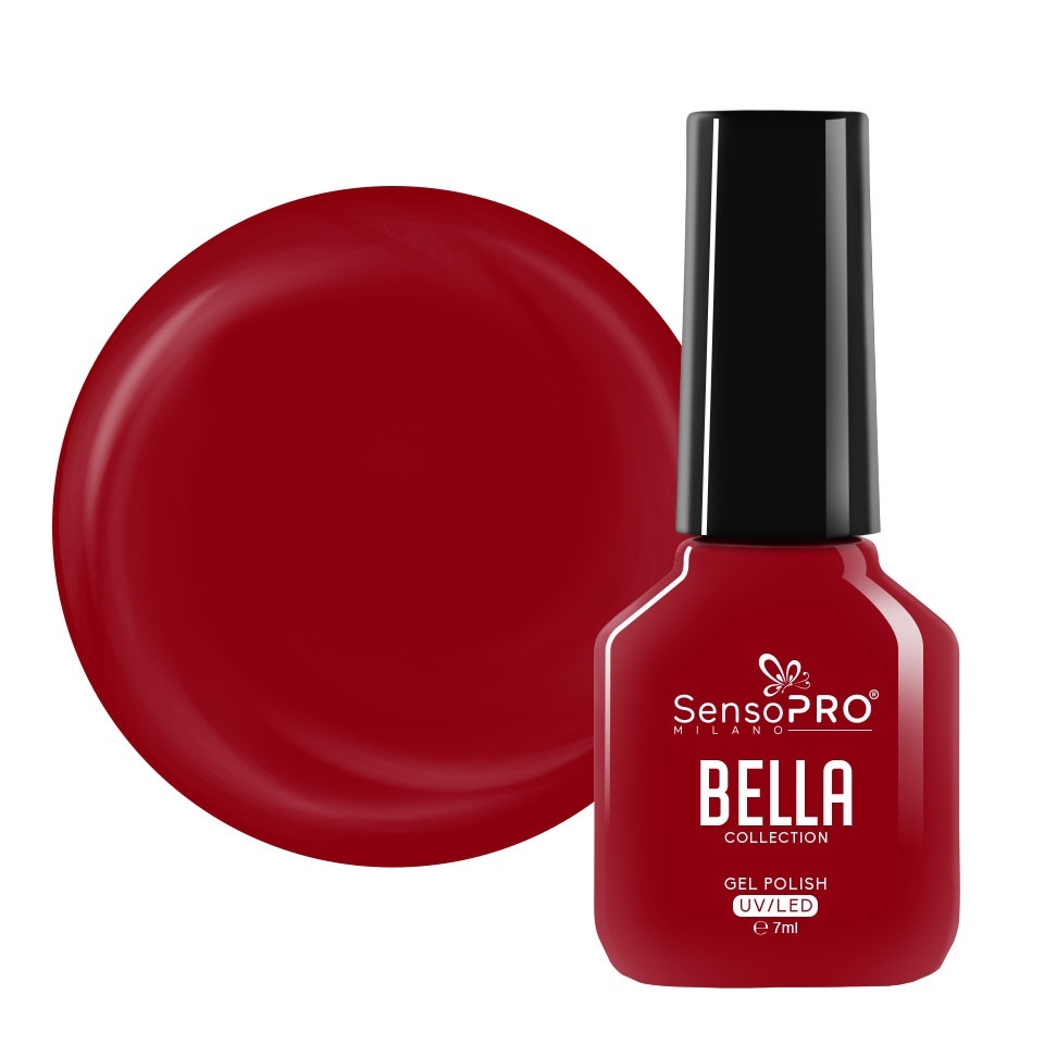 Oja Semipermanenta SensoPRO Milano, BELLA Collection - Crimson Burst, 7ml