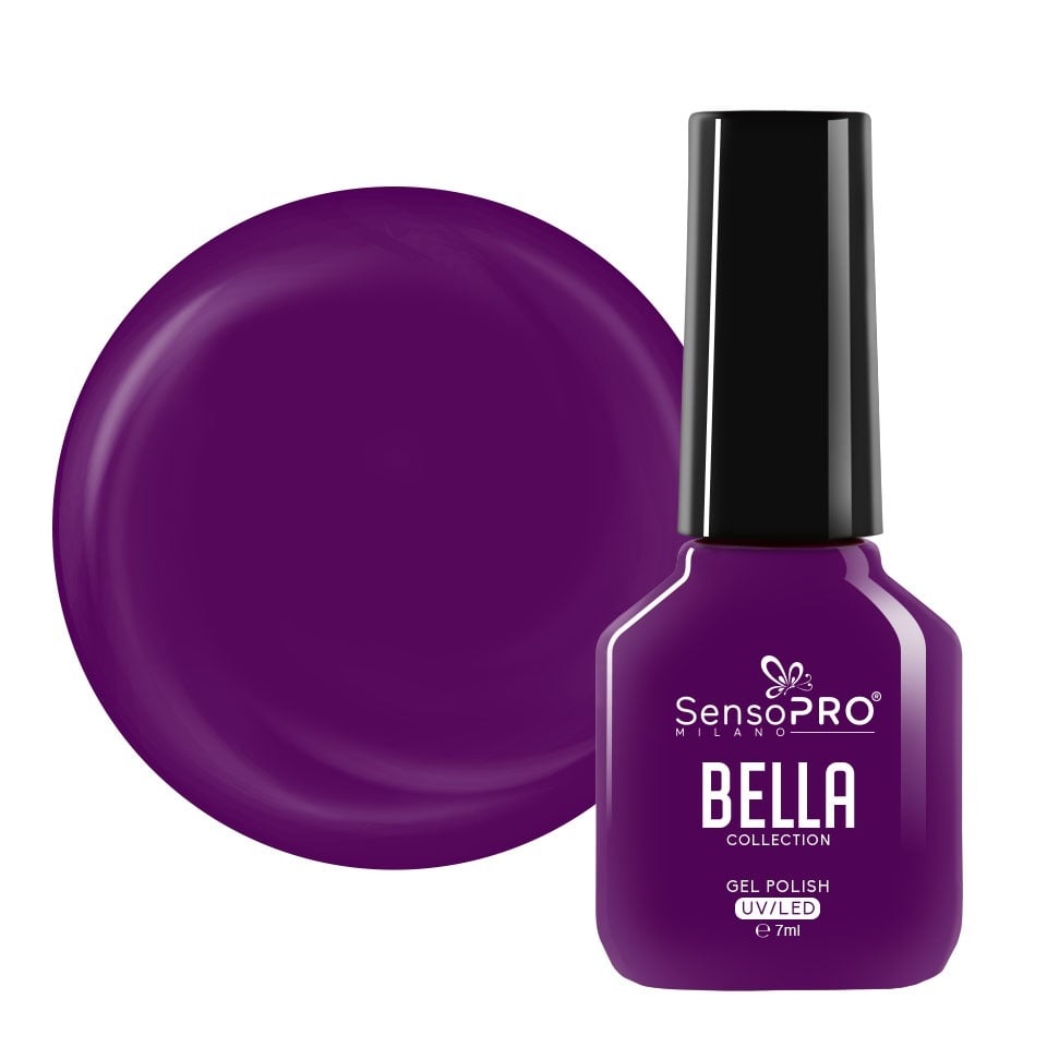 Oja Semipermanenta SensoPRO Milano, BELLA Collection - Grape Obsession, 7ml