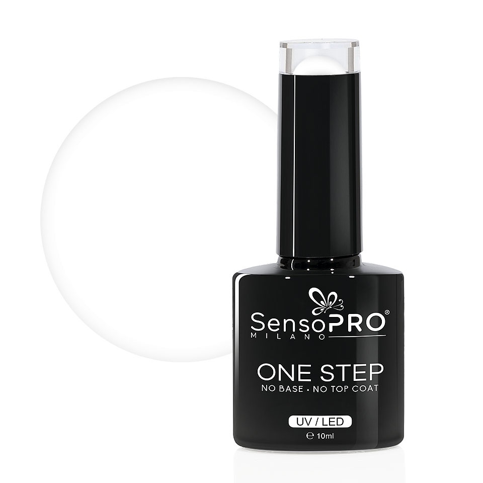 Oja Semipermanenta SensoPRO Milano One Step 10ml, Snow Crush #002