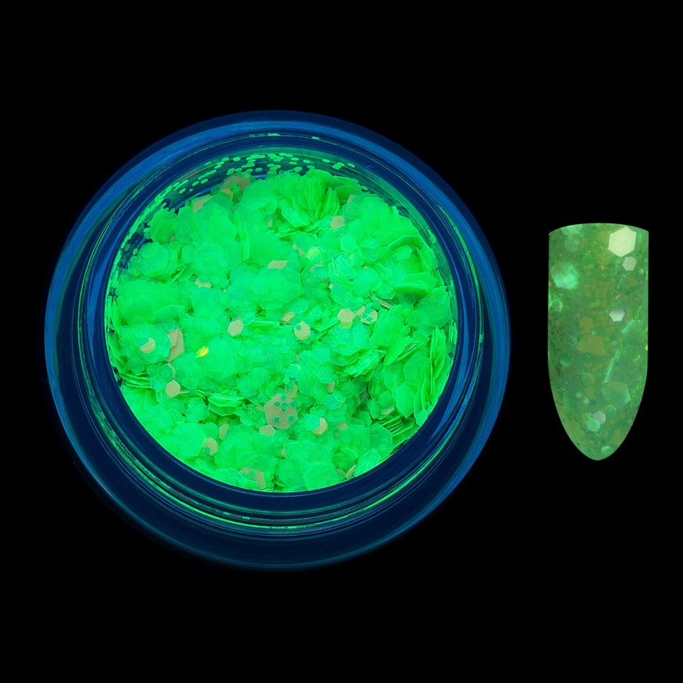Paiete Unghii Neon Fluorescent LUXORISE, Green - 3 | YEO