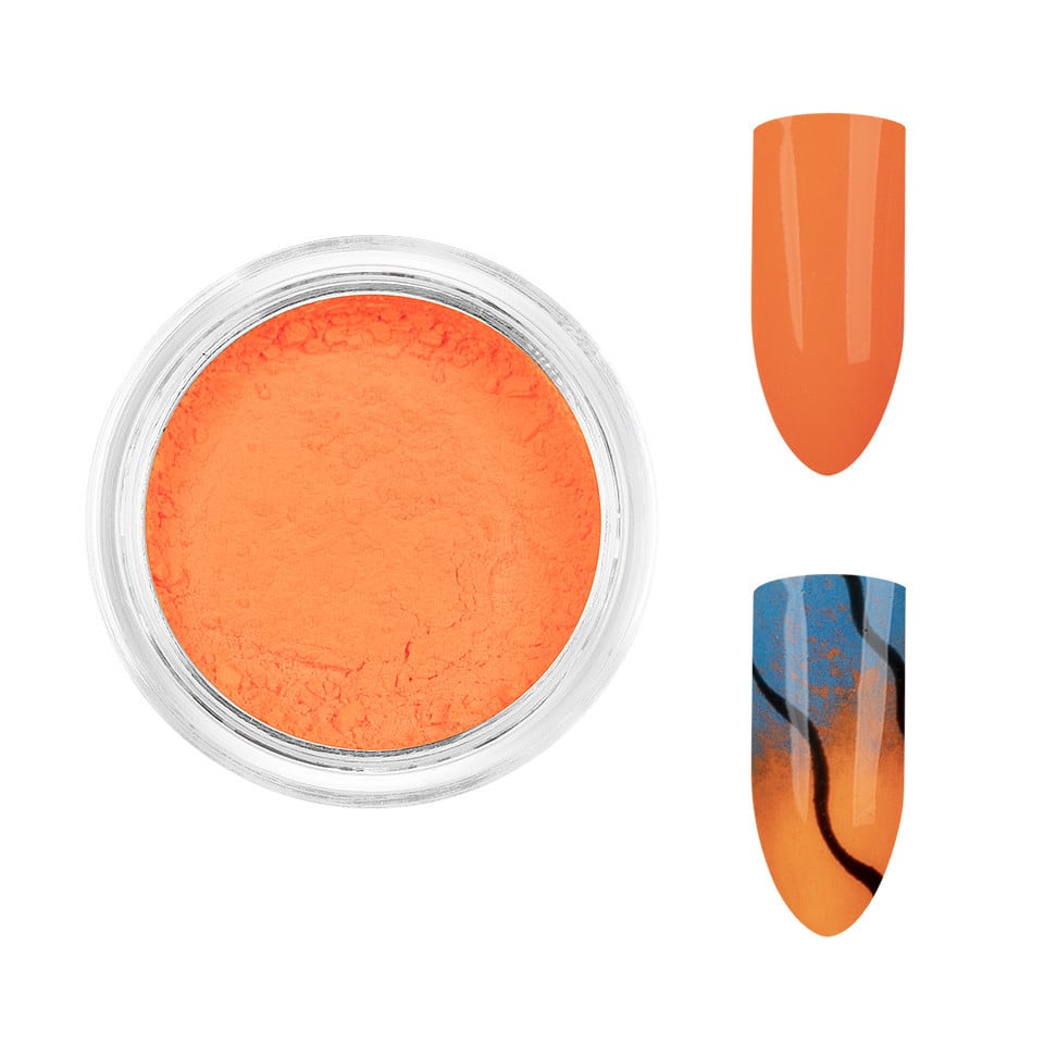 Pigment Unghii Neon LUXORISE, Orange - 4 | YEO