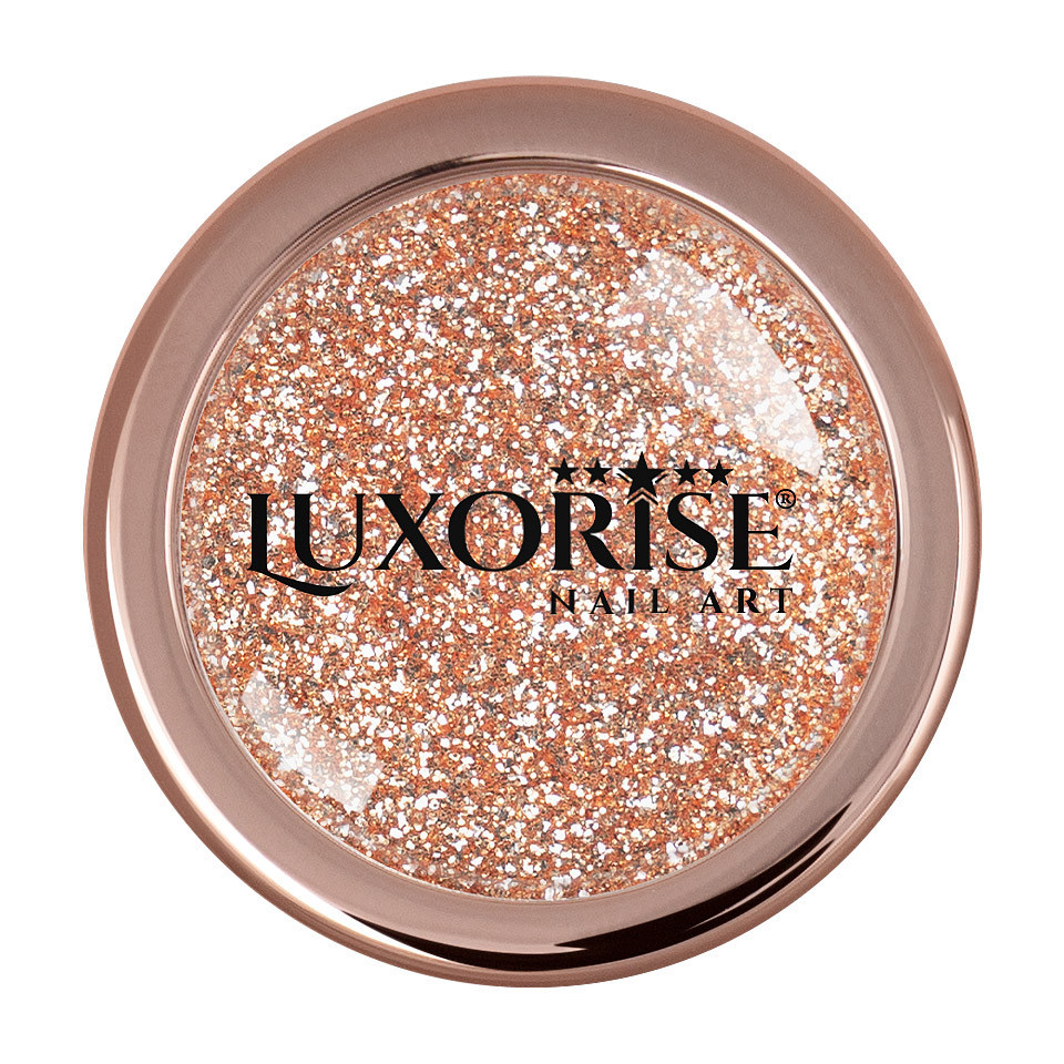 Pigment Unghii Platinum LUXORISE, Shimmer Brown - 2 | YEO