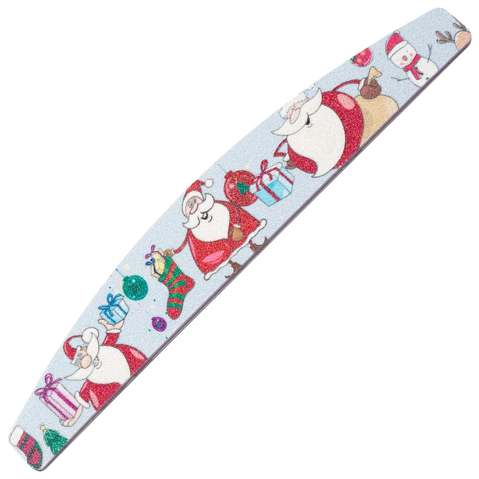 Pila Unghii Semiluna 120/180 Winter Edition - SensoPRO Milano, Santa\'s Gifts