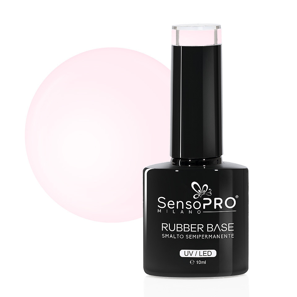 Rubber Base Gel SensoPRO Milano 10ml, #63 Pink Nude