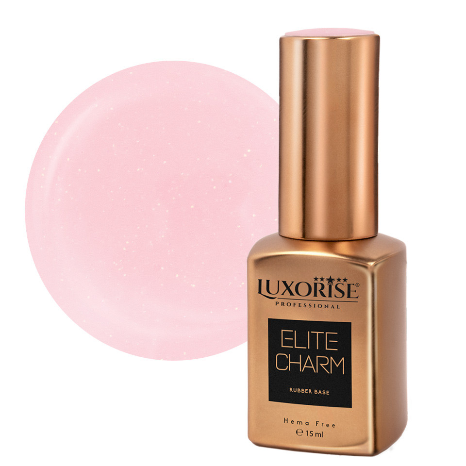 Rubber Base Hema Free LUXORISE ELITE CHARM - Pearly Nude 15ml