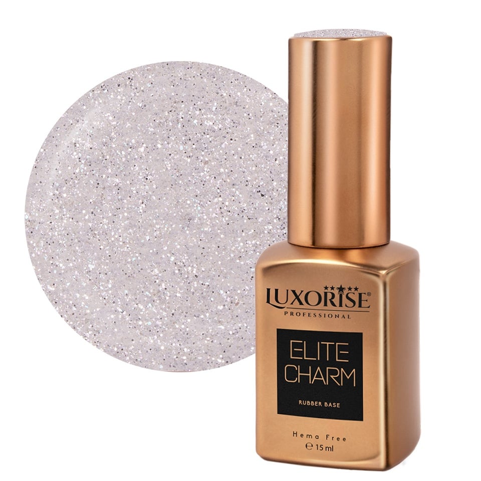 Rubber Base Hema Free LUXORISE ELITE CHARM - Platinum Twist 15ml