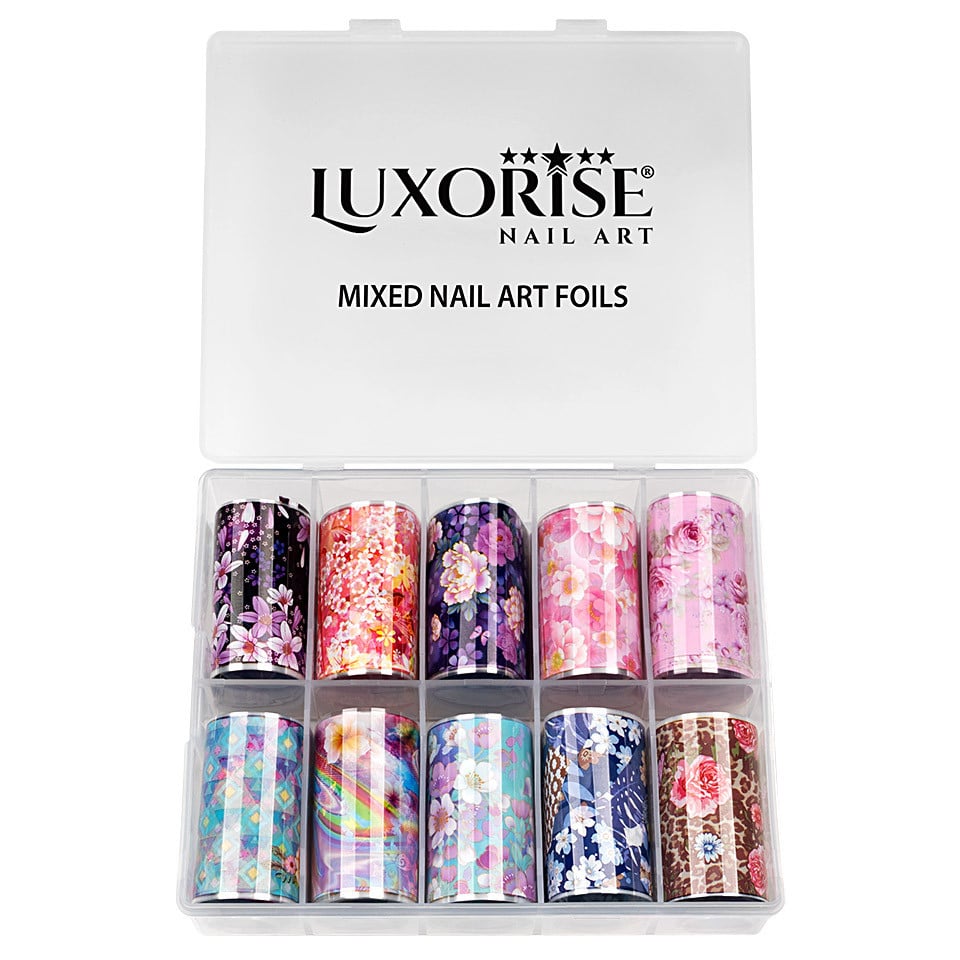 Set Folii Transfer LUXORISE Flower Scent, 10 buc - 1 | YEO