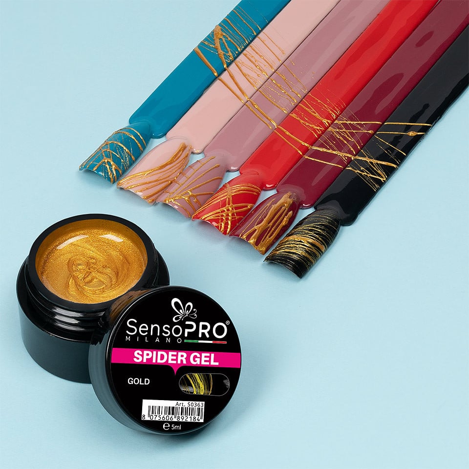 Spider Gel SensoPRO Gold, 5 ml - 2 | YEO