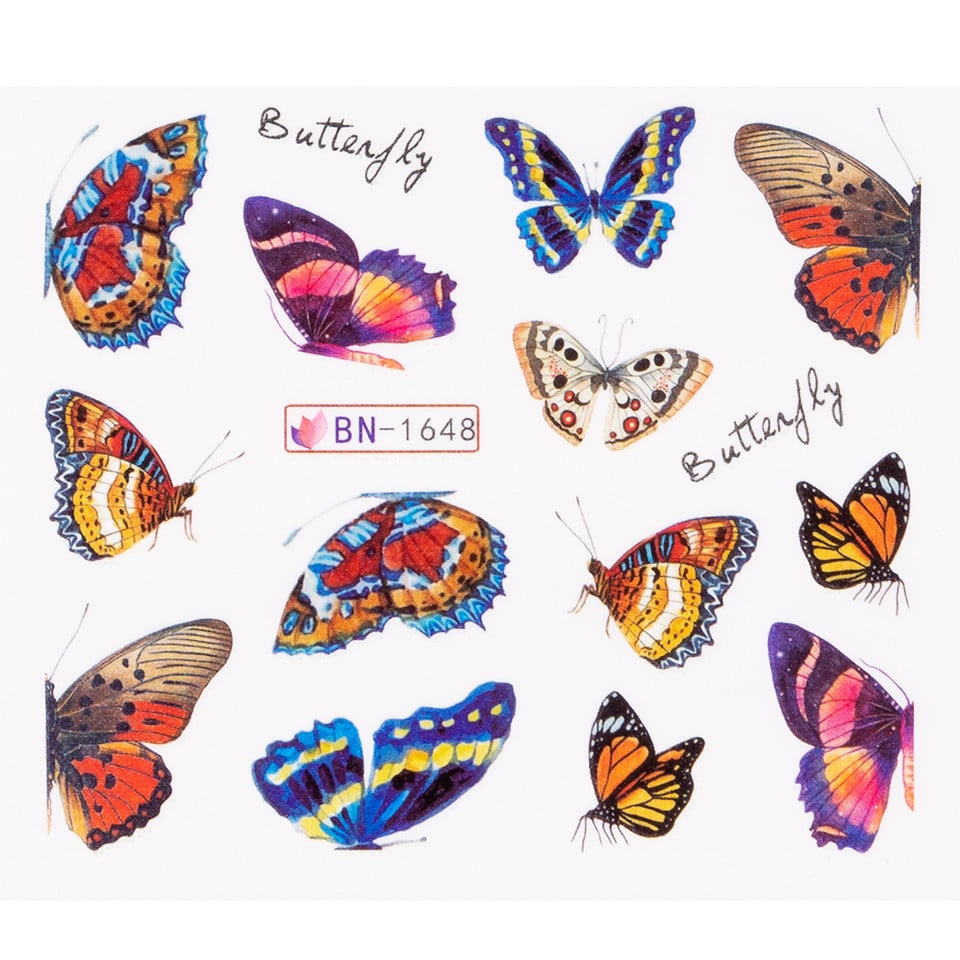 Tatuaj Unghii LUXORISE Butterfly Wonder, BN-1648 - 1 | YEO