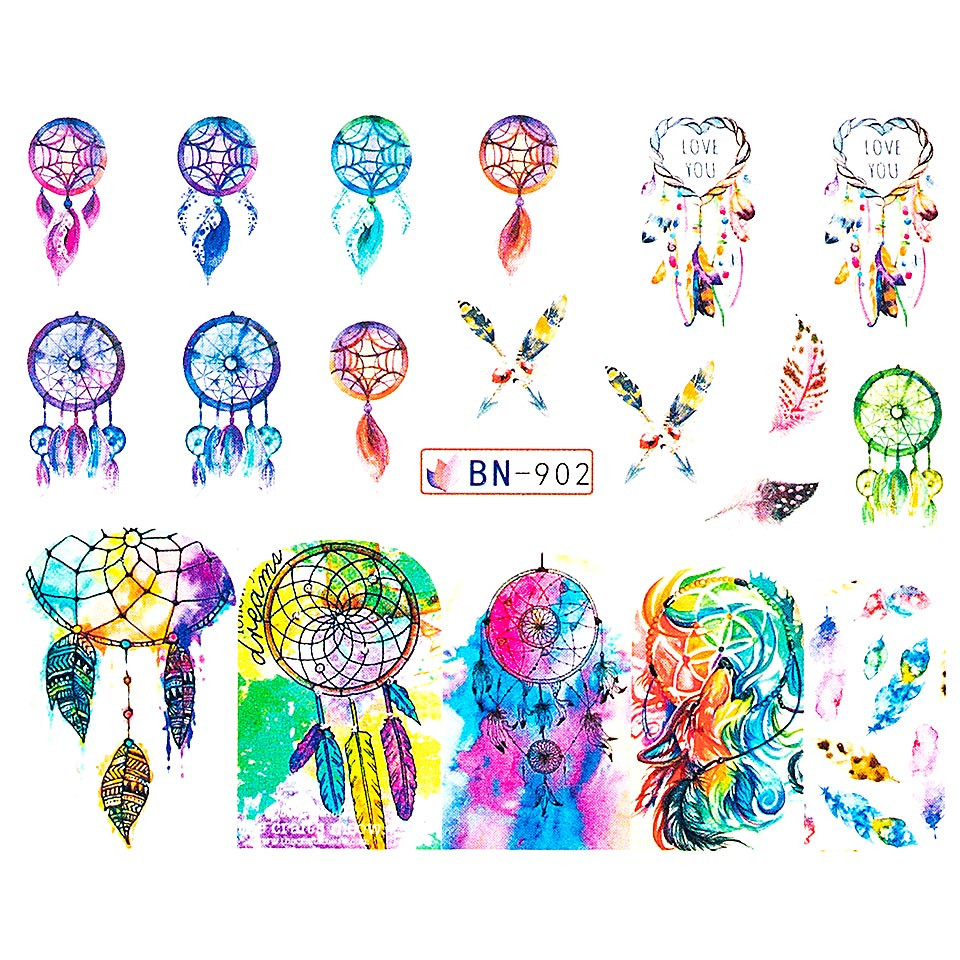 Tatuaj unghii LUXORISE, Dream Catcher BN-902