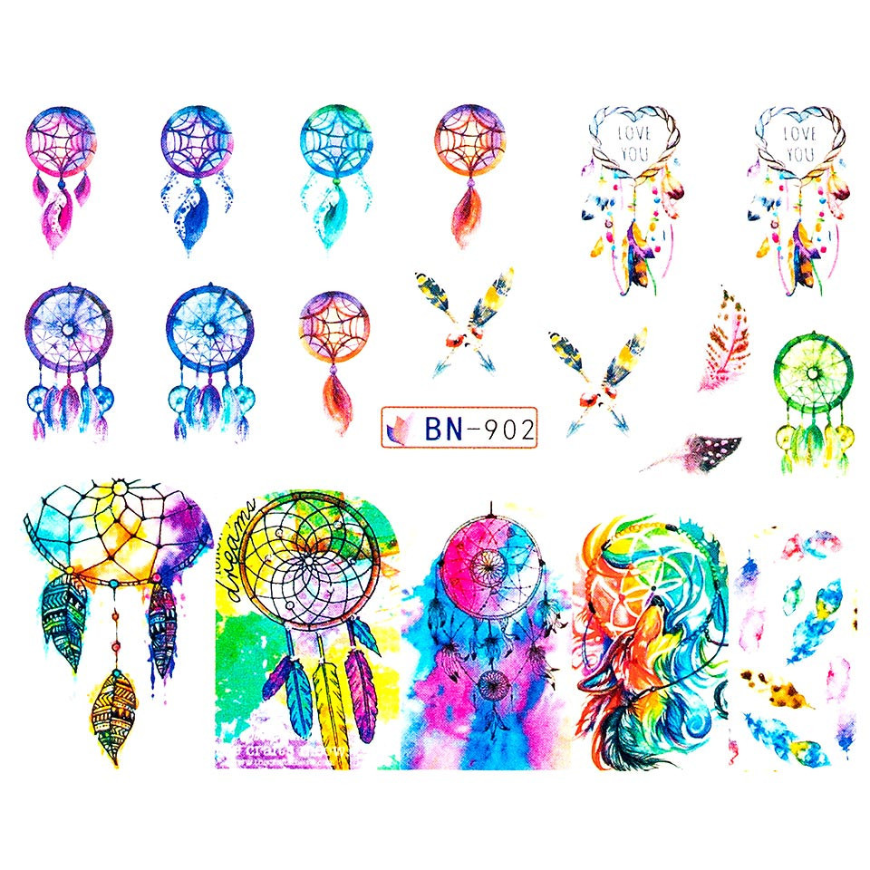 Tatuaj Unghii LUXORISE Dreamcatcher Vibes, BN-902 - 1 | YEO